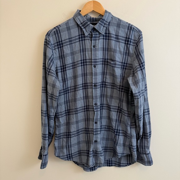 Bonobos Other - Bonobos Navy and Light Blue Checkered Flannel